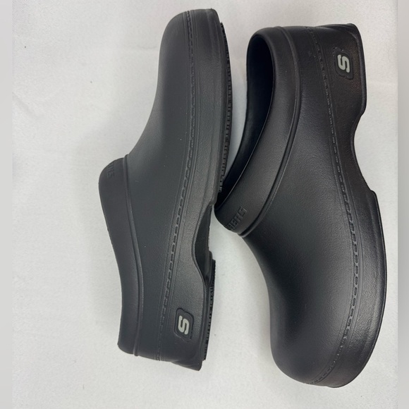 Sketchers Work Slip Resistant Clog Black Women’s size 9 EUC - Picture 4 of 8